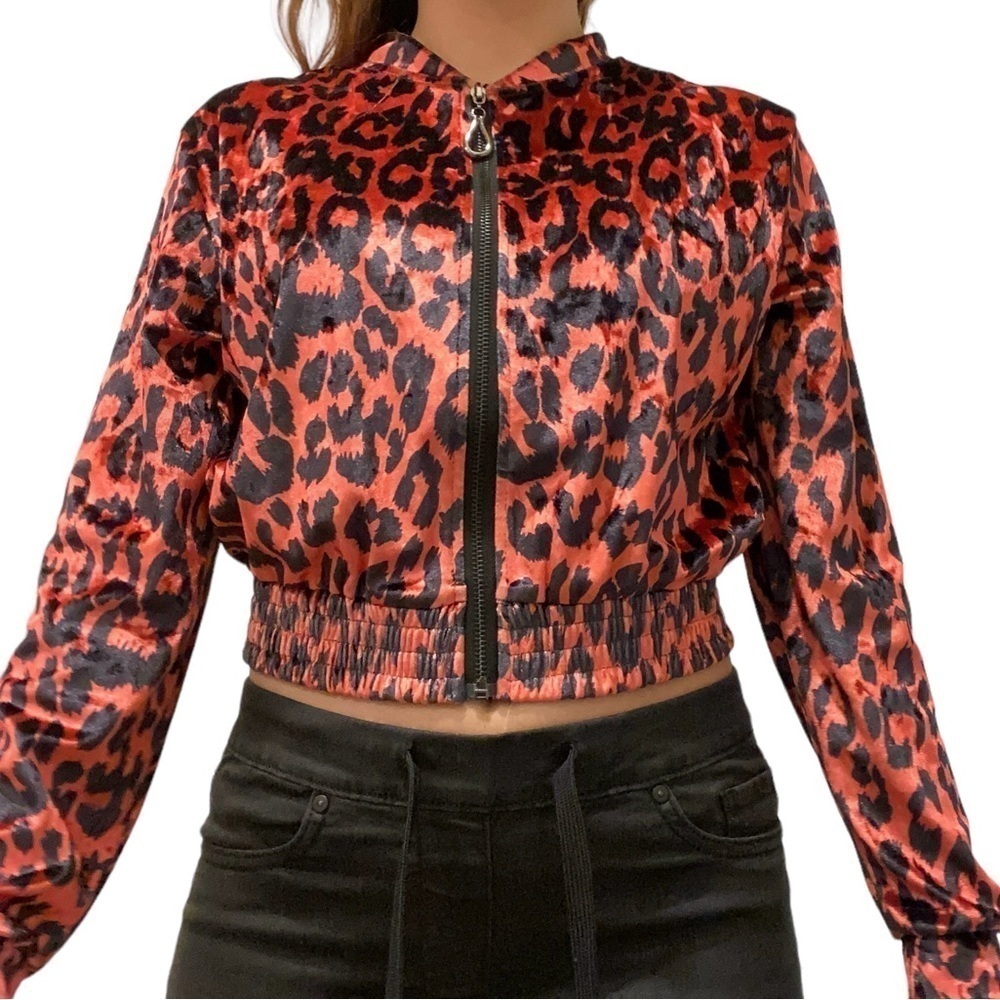 Animal Print Jacket Size S/P